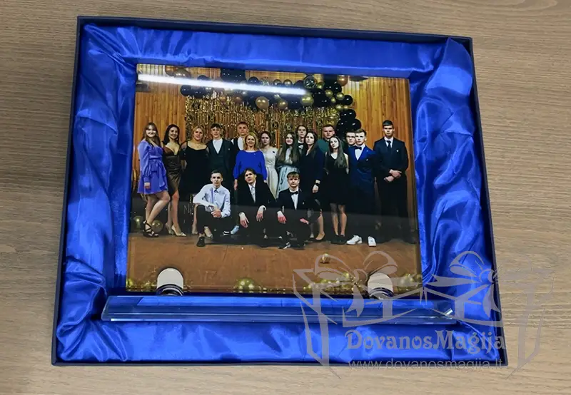 Szklana ramka z Państwa zdjęciem 24x19x1cm poziomo 1 Szklana ramka z Państwa zdjęciem 24x19x1cm poziomo