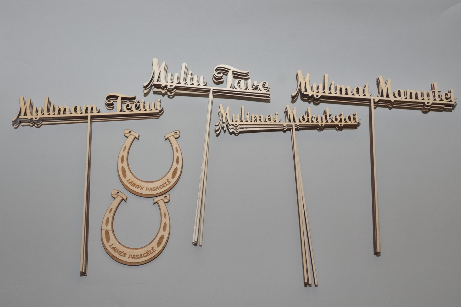 Universāla koka piespraude 1 koka piespraude