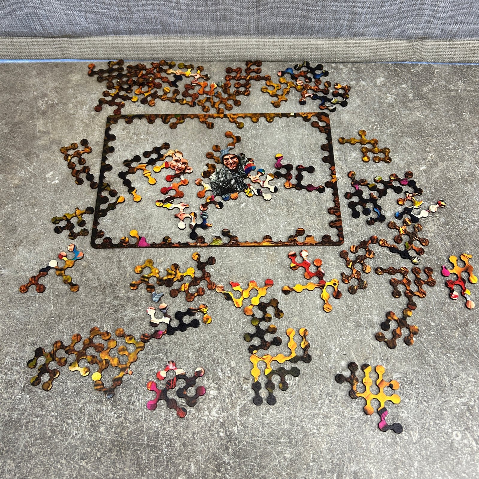 Wooden figure puzzle 41 pcs 20x30cm 1 Wooden figure puzzle 41 pcs